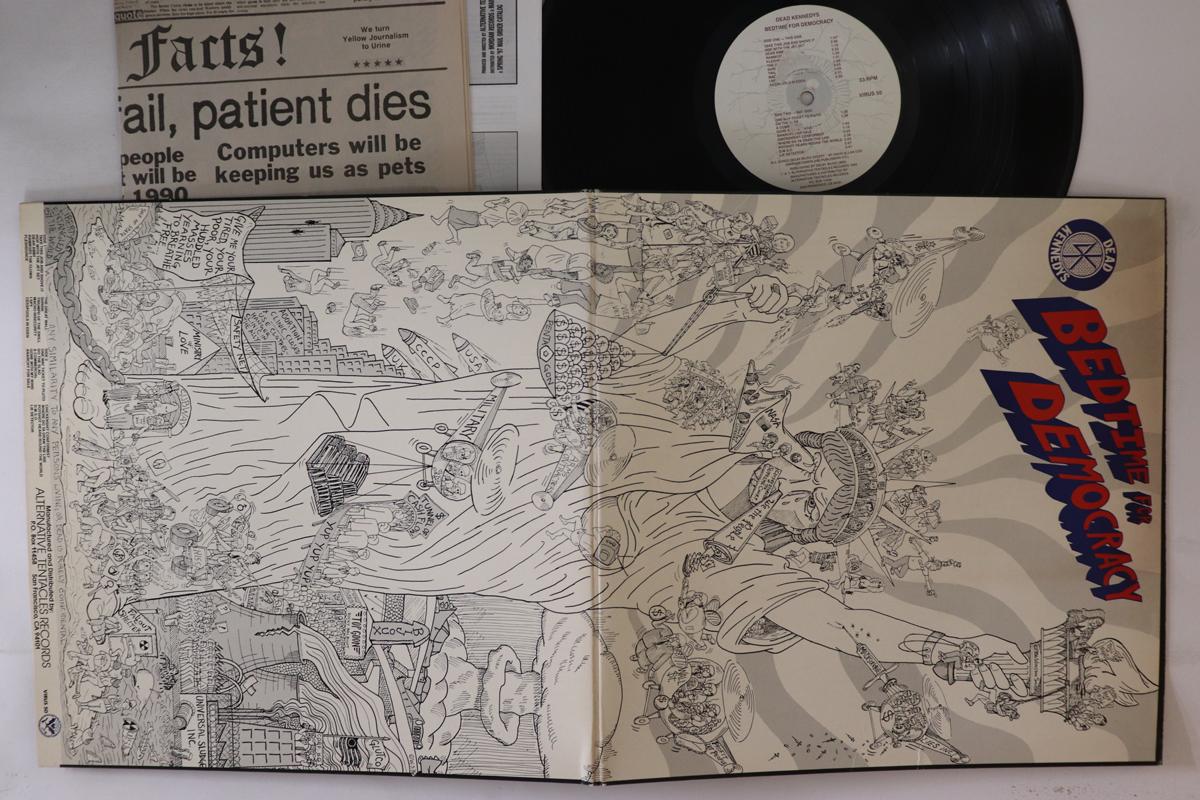 

LP Record DEAD KENNEDYS Bedtime For Democracy VIRUS50 ALTERNATIVE TE US Rock Used