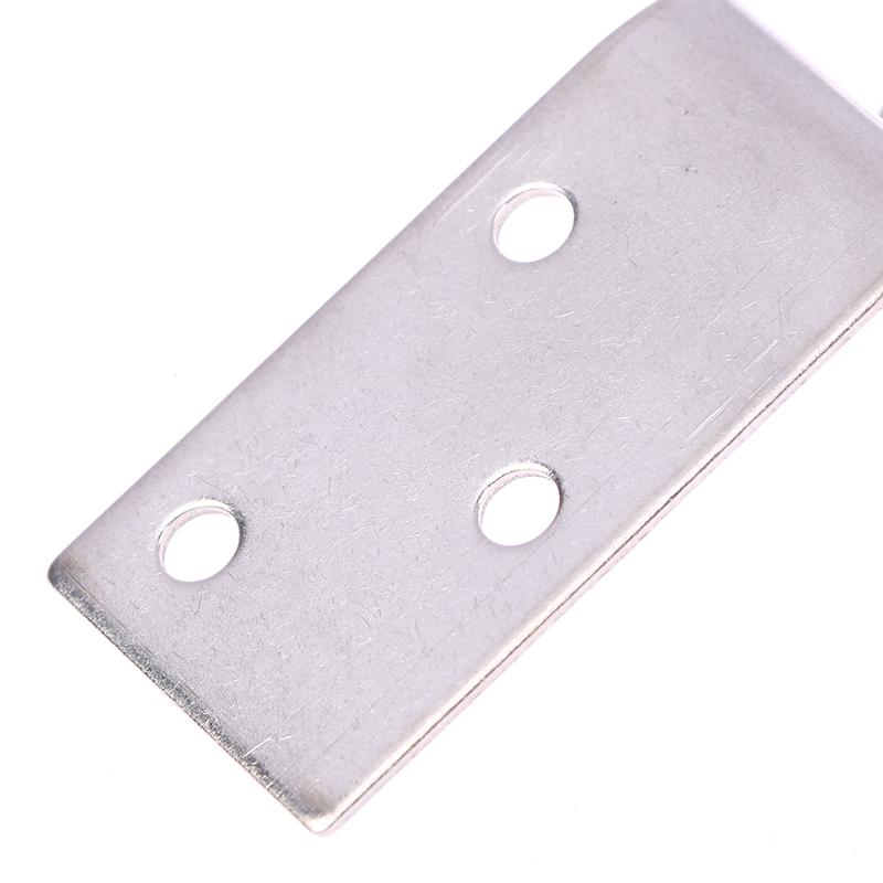 90 Degrees Duck-Mouth Buckle Hook Lock Stainless Steel Spring Loaded Draw Toggle Latch Clamp Clip Silver Hasp Latch Catch Clasp