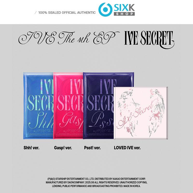 [Pre-order] IVE Mini Album Vol.4 [IVE SECRET](STANDARD Ver+LOVED IVE Ver) (LUCKY DRAW)