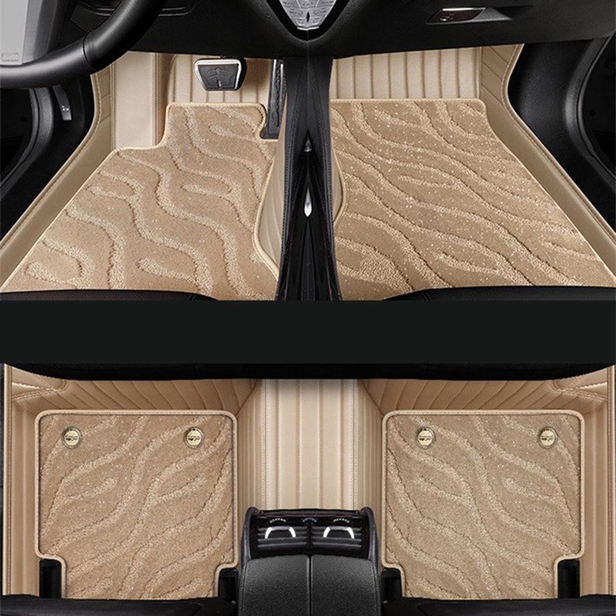 Custom 3D Car Floor Mats for Mercedes Benz C-Class sedan 2008-2026 Wagon 2010-2020 Artificial Leather Interior Accessories