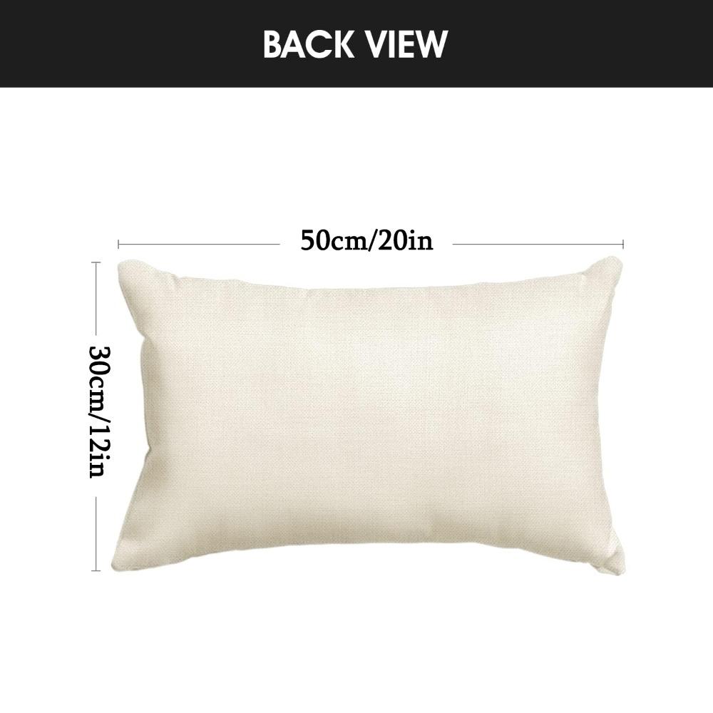 2pcs Wildflowers Fall Throw Pillow Cover 12 X 20 Inch Flower Cushion Case Decoration for Sofa Couch