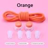 Spring Lock Shoelaces No Tie Shoe Laces Sneakers Round Elastic Shoe Lace Kid Adult Quick Without Ties Shoestrings Rubber Bands