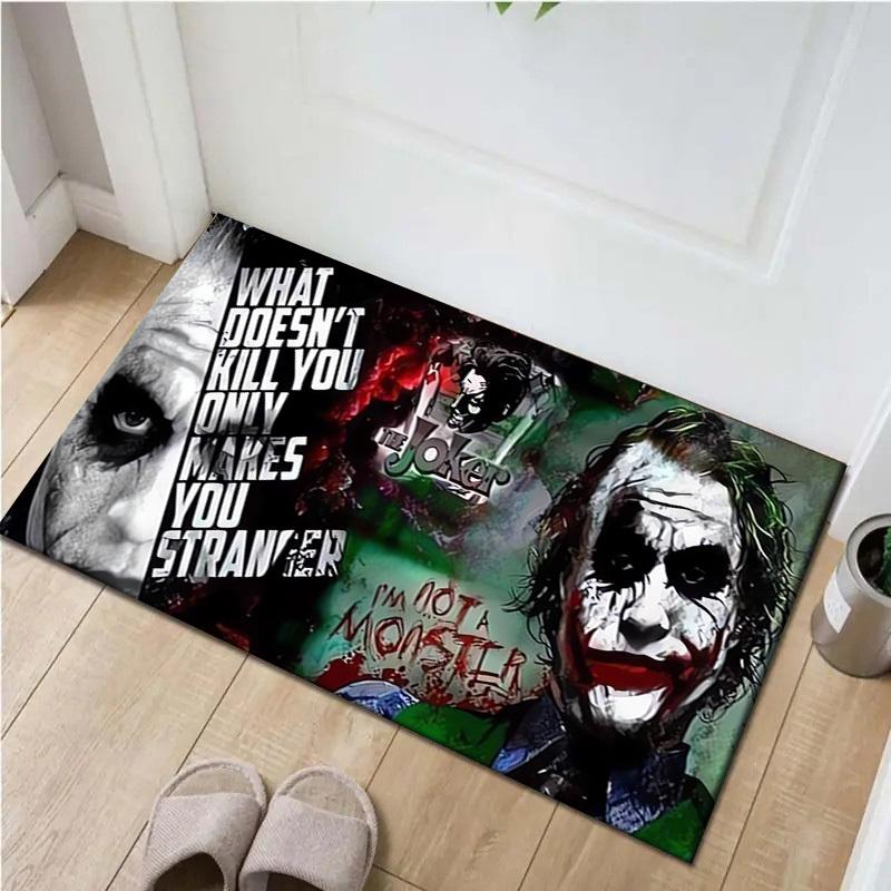 

1pc Office Carpet Chair Mats Joker Monster Quote Perfect for Office Chairs, Living Rooms, Or Bedrooms,Polyester Carpet.HDT058 60cm by 90cm
