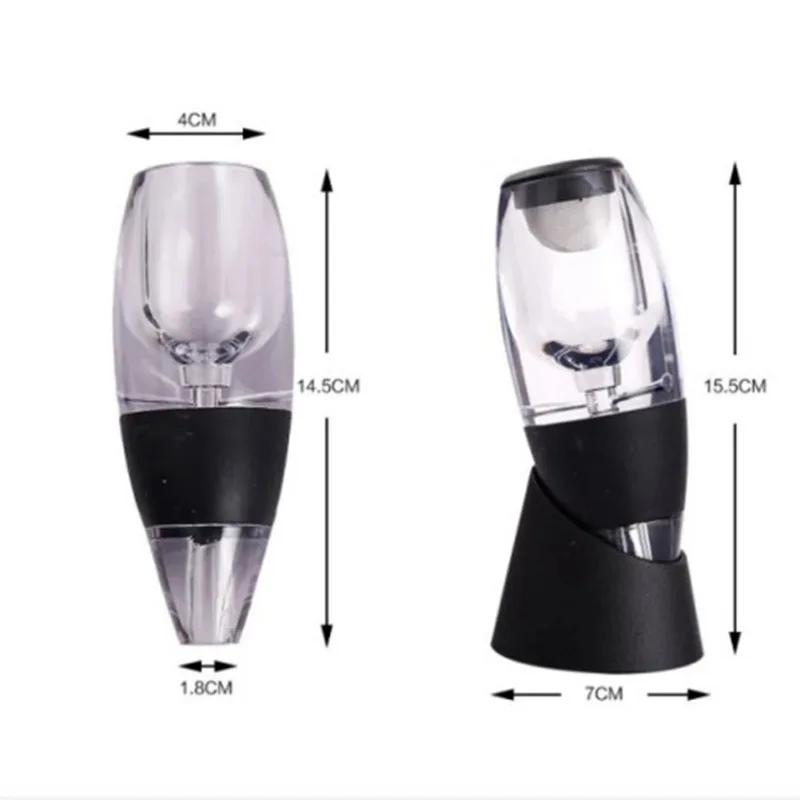 Portable Red Wine Decanter Aerator Bernoulli Air Magic Aerator Red White Wine Whisky Quick Decanter Equipment Bar Accessories