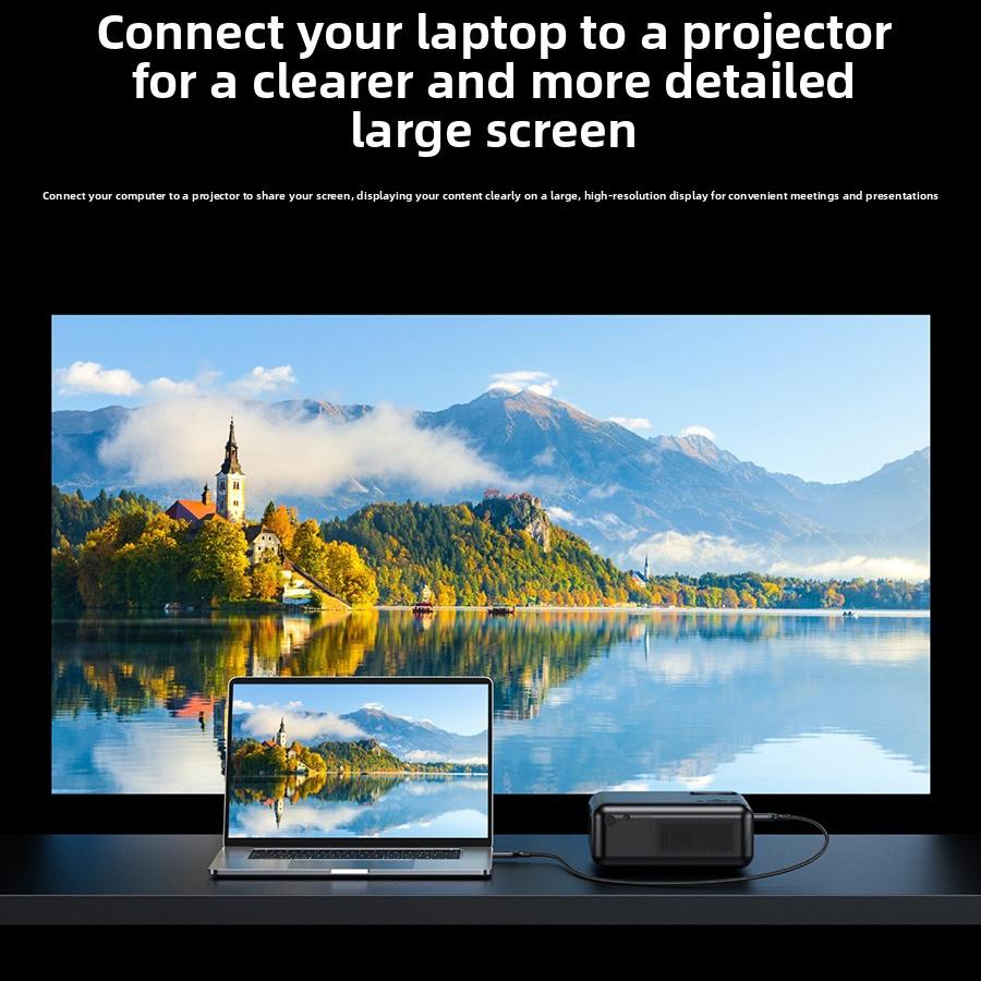 DP to HDMI Cable 2.0 4K 60Hz Male to Male Converter Adapter for Computer Monitor Laptop TV Display