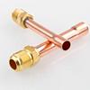 1/4 3/8 1/2 3/4 Inch SAE/Standard 45 Degree Brass Connector Copper Tube End Feeding Connector Adapter Air Conditioner
