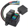12V/24V 4-Way Car Fuse Box W/ 4/5 Pin Relay 2/3 Relays IP65 Waterproof For Truck RV Car Accessories