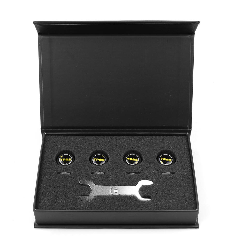 Bil Dæktrykssensor Android IOS BLE TPMS Ekstern Alarm Dæktrykssensorer Bluetooth-kompatibel 4.0 5.0