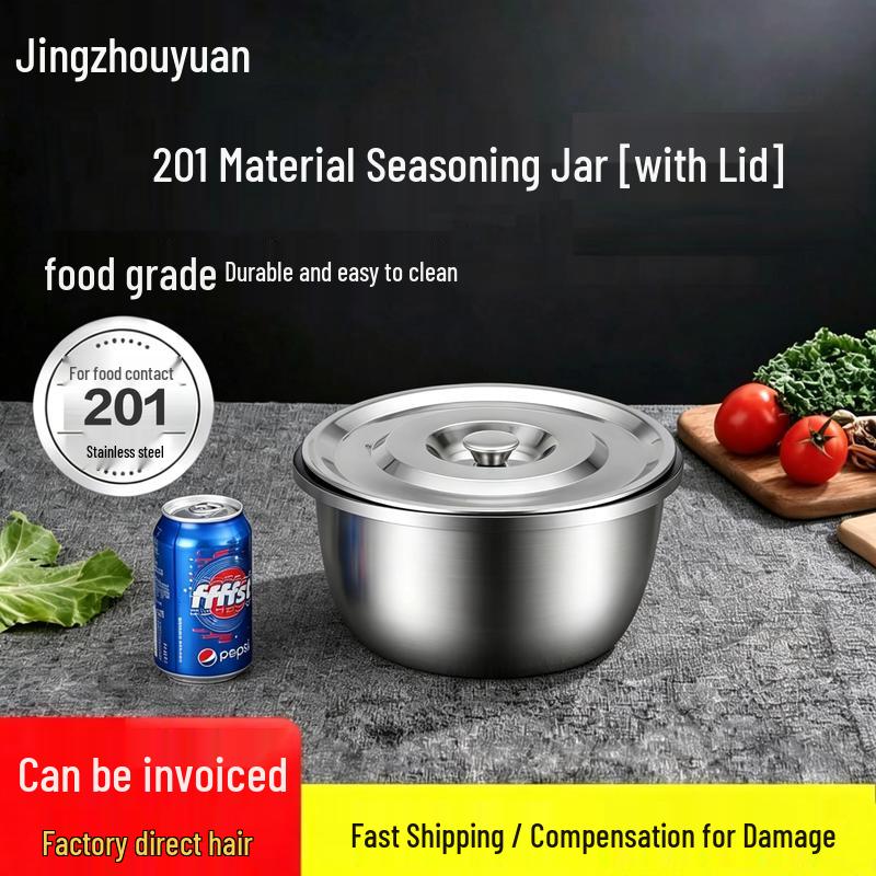 Jingzhouyuan Stainless Steel Deep Mixing Bowl