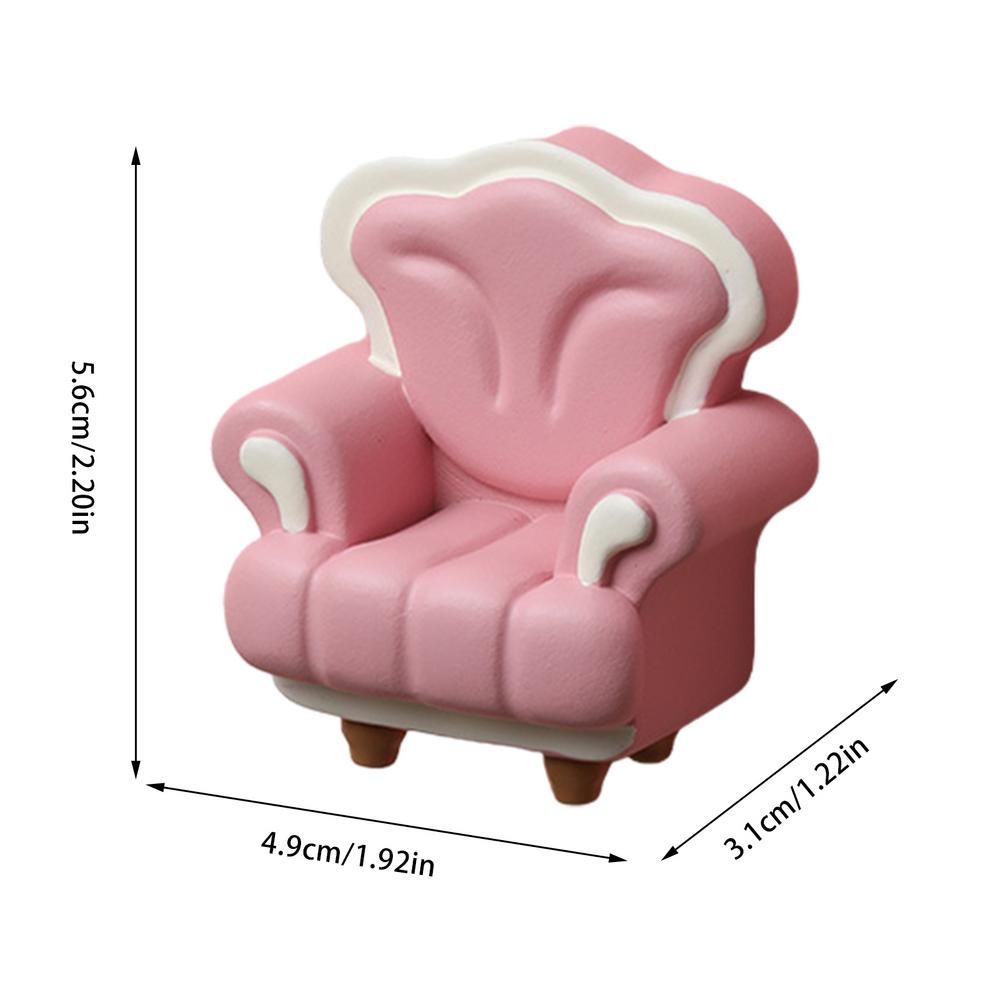 Refrigerator Magnet 3D Resin Sofa Fridge Sticker Cute and Small Decoration Creative Magnet for Home Kitchen Decoration