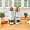 Wooden Mason Jar Lid Organizer Countertop Storage Rack for Canning Rings & Lids Rustic Kitchen Tool Holder for Neat Counter Space