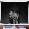 Anime Junji ItoI TomieT Horror Comics Colorful Tapestry Wall Hanging Bohemian Wall Tapestries Mandala Wall Hanging Sheets