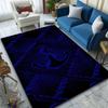 Nautical Anchor with Rope Design Patterned Carpet, Suitable As a Non Slip Play Mat for the Living Room and Bedroom Sofa