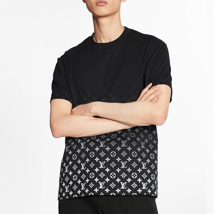 Louis Vuitton T-Shirt Herren Schwarz 1A89Z0