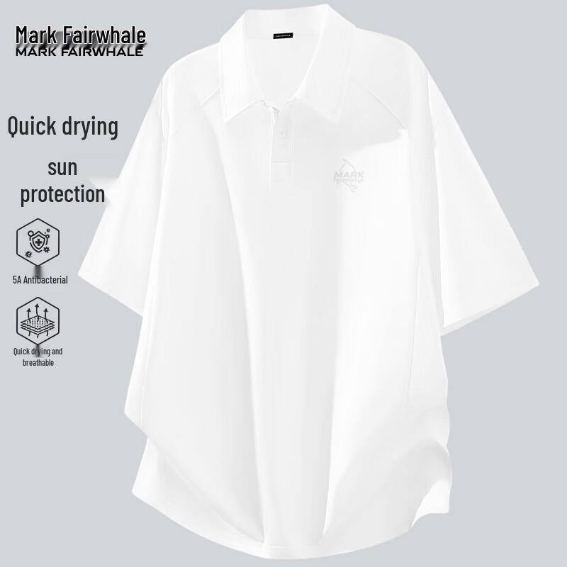 Mark Fairwhale Men s Quick-Dry Sun Protection Polo Shirt L