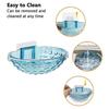 1 Pc Sink Adhesive Soap Holder Soap Dishes Sponge Container with Wall Hook for Shower Kitchen Bathroom Accessories