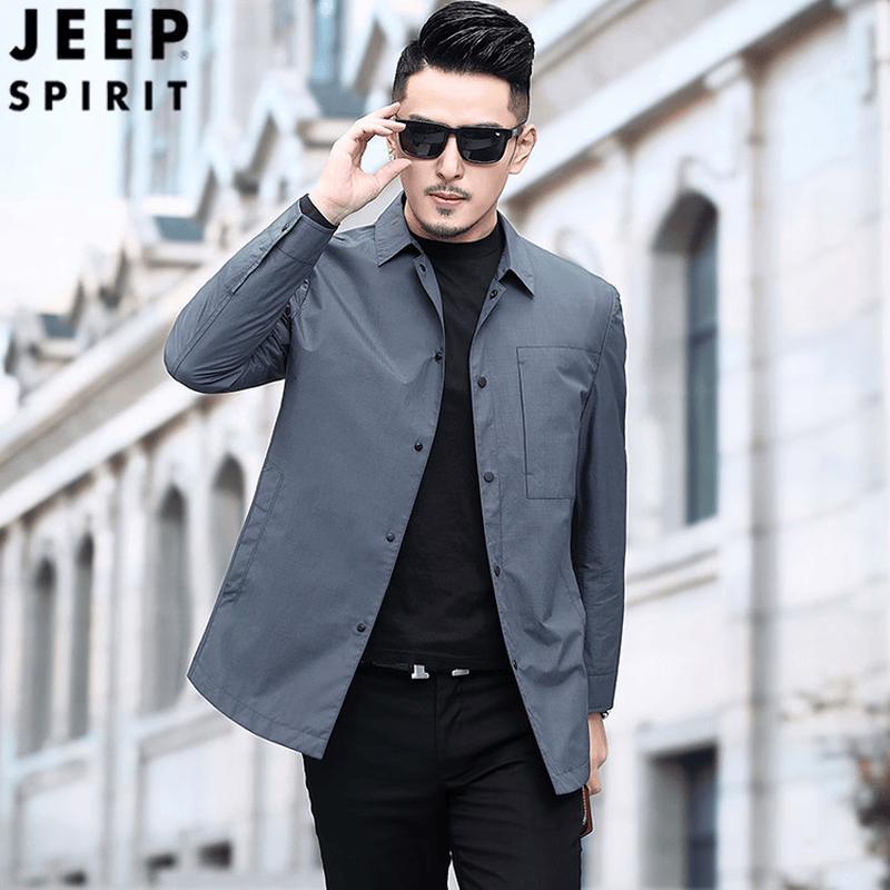 JEEP SPIRIT Men s Business Casual Sun Protection Jacket 56