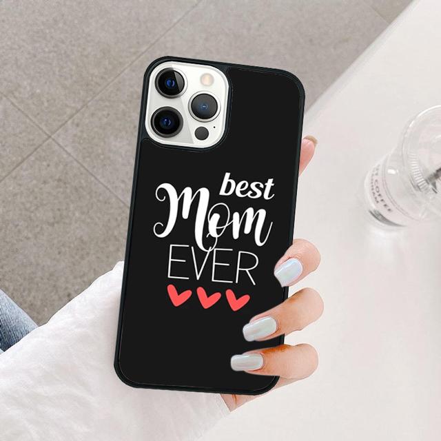 Best Mom Never Coque Shell For iPhone 17 Air 15 16 14 13 12 Pro Max 11 Pro Max Plus Phone Case Cover