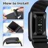 For Whoop 5.0 Strap, Nylon Magnetic Elastic Replacement Wristband, Adjustable Sports Fitness Tracker Band