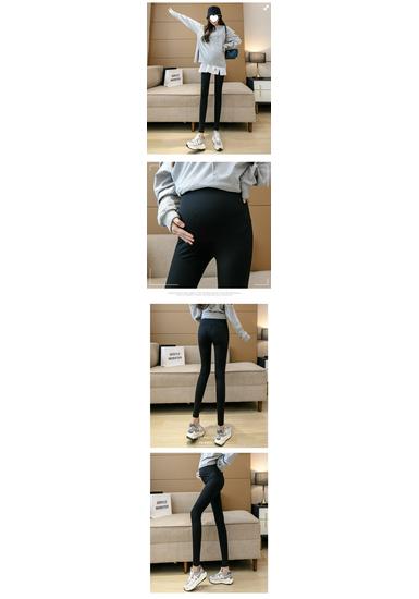 High Elasticity Shark Skin Maternity Leggings - Versatile, Skin-Friendly Spring & Fall Outerwear for Trendy Moms