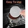 54mm Espresso Puck Screen, 0.8mm Thickness Stainless Steel Reble Coffee Filter, Designed for Bottomless Portafilter Baskets, Enhances Espresso