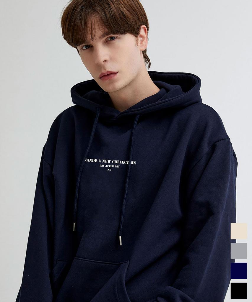 Nd Lettering Oversized Hoodie