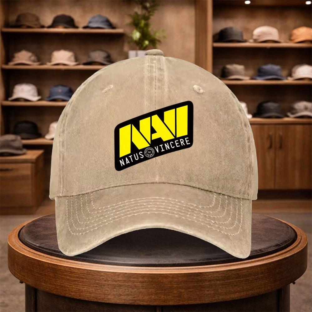 A Natus Vincere Printed Baseball Cap a Casual Duckbill Hat Stylish And Adjustable for Outdoor Use Suitable for Travel And Bea