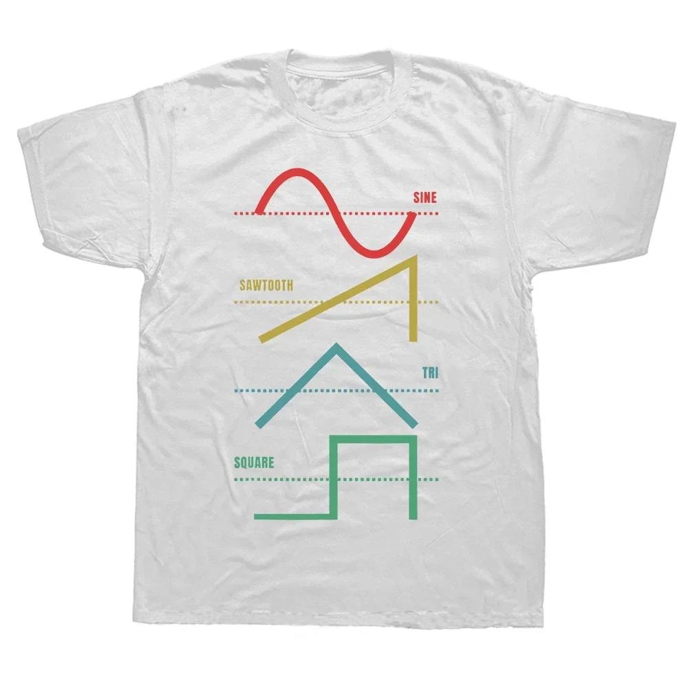 Electronic Musician Synthesizer Drum Machine Dj Vintage T Shirt Cotton Tshirt Fashion Japanese Analog Retro T-shirt Streetwear