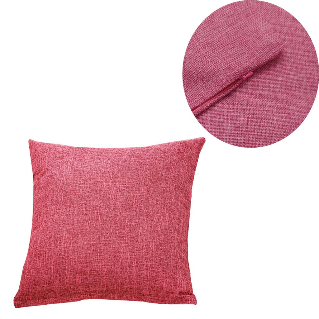 Solid Color Throw Pillow Cover 30X50/40X4045X45/40X60/50X50/55X55/60X60 Cozy Linen Home Bedroom House Office Square Pillowcase