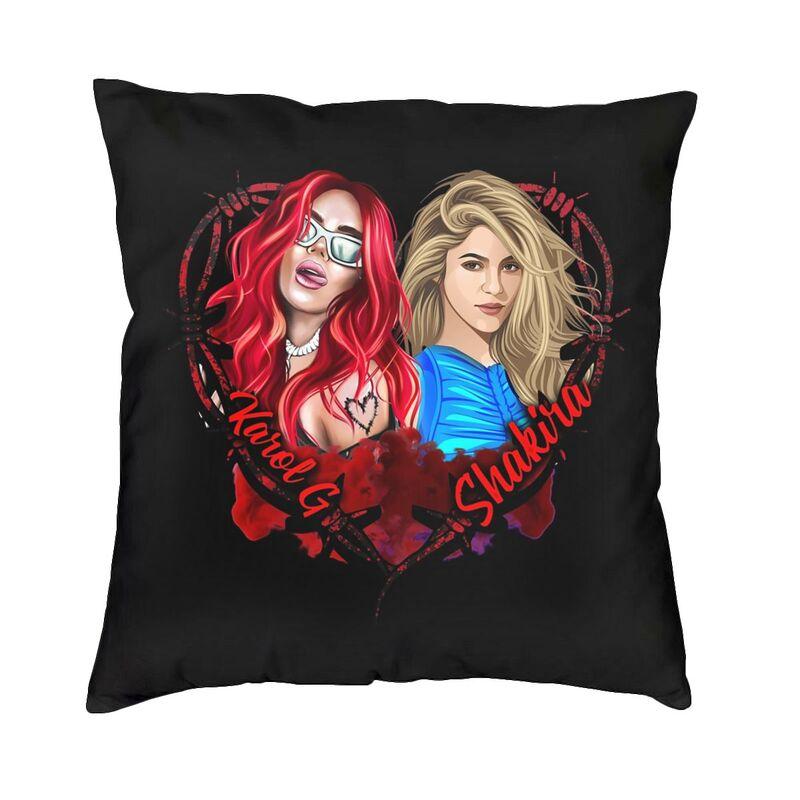 Manana Sera Bonito Colombian Music Singer Karol G Cushion Cover x Velvet Pillow Case for Car Square Pillowcase Decoration