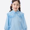 Girls' New Chinese Style Mesh Dress
