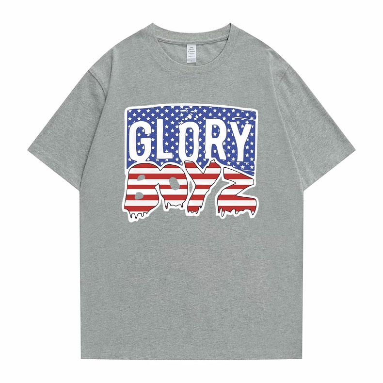 Rapper Chief Keef Glory Boyz T-Shirt Herren Damen Hip Hop Übergroßes T-Shirt Männlich Vintage Kurzarm Herren Lässige Lockere T-Shirts