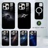 Starry Sky Black Hole Phone Case For iPhone17,16,15,14,13,12,11 Plus,Pro Magnetic with Magsafe Wireless Charging