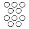 10PCS Metal Spring O Rings Zinc Alloy 28mm Round Carabiner Clips Keyrings Snap Hook Buckle for DIY Purse Shoulder Bag
