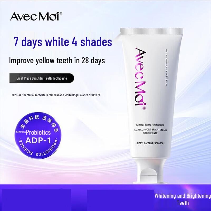 

Avec Moi Whitening Probiotic Toothpaste