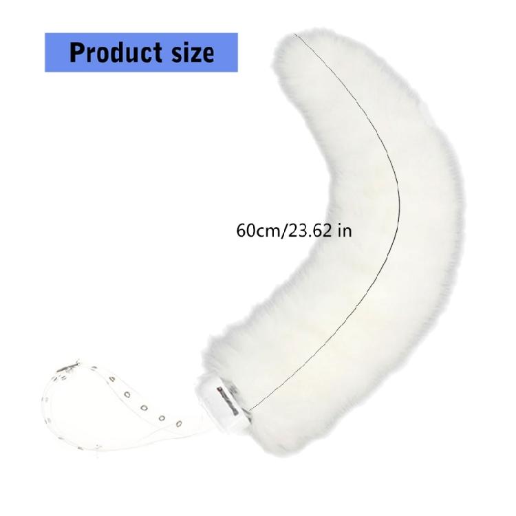 Faux Furs Foxes Therians Tail Electric Wolf Cats Foxes Tail Movable Animal Tail for Christmas Halloween Cosplay Party
