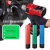 1/2 Air Impact Wrench Set with Colored Sleeves for Tire Screws - Extended Pneumatic Electric Socket