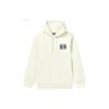 Fila Solid Color Logo Embroidered Hooded Pullover Long Sleeve Sweatshirt Men Sweatshirt Pearl-White F11M248204F-IV