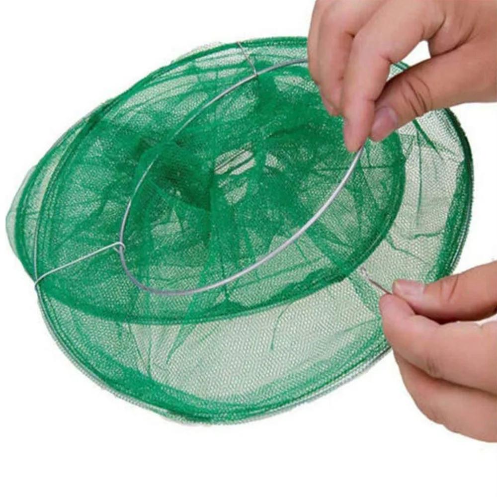 Pest Control Reusable Hanging Fly Catcher, Killer Flies, Flytrap Cage, Net Trap, Garden, Home зелёный