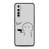 Cute Middle Finger Phone Case For Realme 16 15T 14 13 12 11 10 4G 9 8 5G Pro Plus C21 C25 C35 GT5 GT3 GT2 Neo 2 3 3T 5 Cover