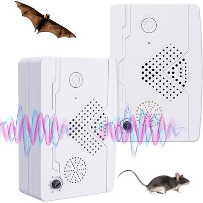 Ultrasonic Mouse Bat Repellent Devices, Adjustable Mode Pest Bat Repeller and Roach Killer, Rodent, Cat Repellent for House Indoor and Outdoor