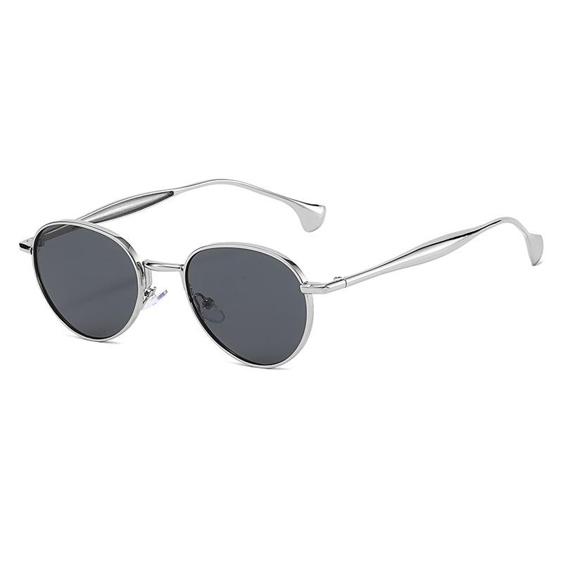 Retro-Trend Kleine Runde Metallrahmen-Sonnenbrille für Damen & Herren - Europäischer & Amerikanischer Streetstyle