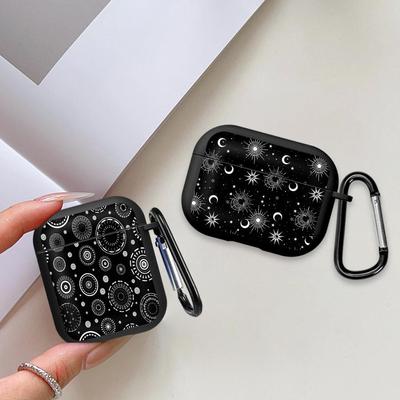 Kopfhörer Hüllen Abdeckung Case Für Airpods Pro2 4 2 1 Pro Pro3 3 Schwarzer Mond