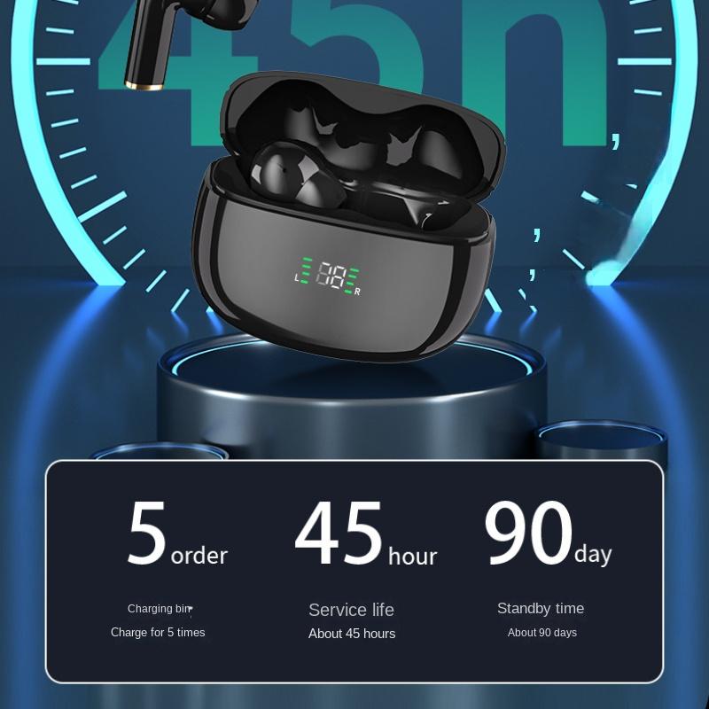 Active Noise Reduction Bluetooth Headset Wireless Ear -ear Noise Reduction Low Delayed Long Battery Life ENC