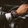 SVJ Genuine Car Wheel Hub Men's Watch Three-dimensional Brake Hollow Personality Dial Sports Car Modified Black Technology Waterproof