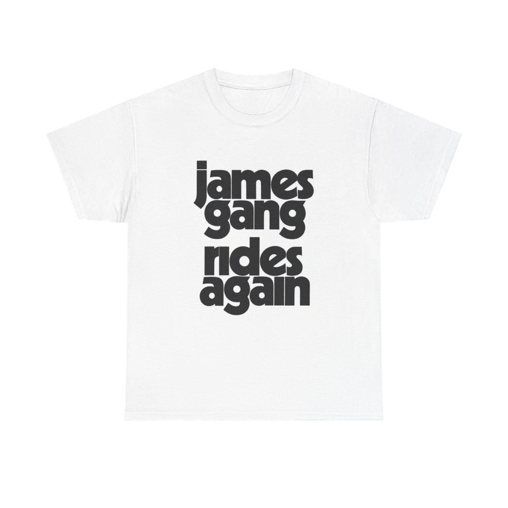 

James Gang Rides Again Graphic T Shirt Vintage Rock Merch Unisex Heavy Cotton Unisex T-Shirt XXXXL