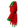 Kids Christmas Halloween Costume Elf Outfit Boys Girls Long Sleeve Dress With Hat Socks Party