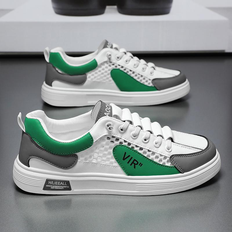 Popular Summer Breathable Mesh Trendy Shoes Casual Board Shoes Men