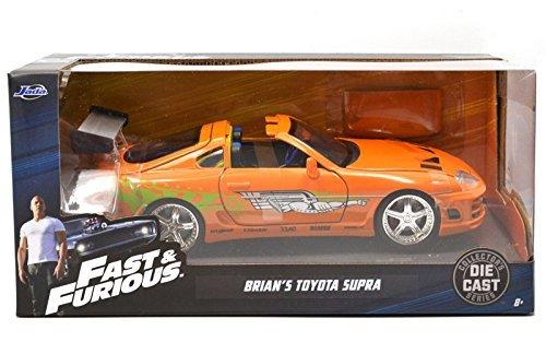JadaToys 1:24 Scale "FAST & FURIOUS" "BRAIAN'S TOYOTA SUPRA" (ORANGE) [Parallel Import]