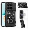 Magnetic Case For Honor 400 Smart 5G / 400 Smart 4G / X7d 4G / X7d 5G Rotating Kickstand TPU + PC Phone Cover